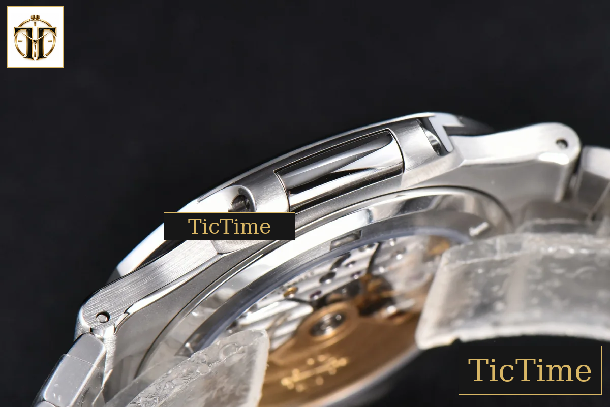 Nautilus 5711 40mm 3KF White Dial SS Bracelet V3 A324 — foto 7