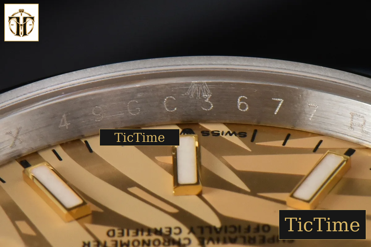 DateJust 36mm BPF YG/SS Smooth YG Plam Dial Jubilee Bracelet A2824 — foto 13