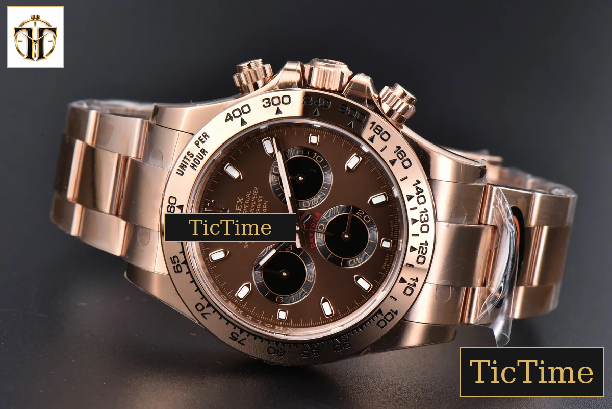 Daytona 116505 40mm BTF Brown Dial Black Subdial RG Bracelet SA4130 — foto 16