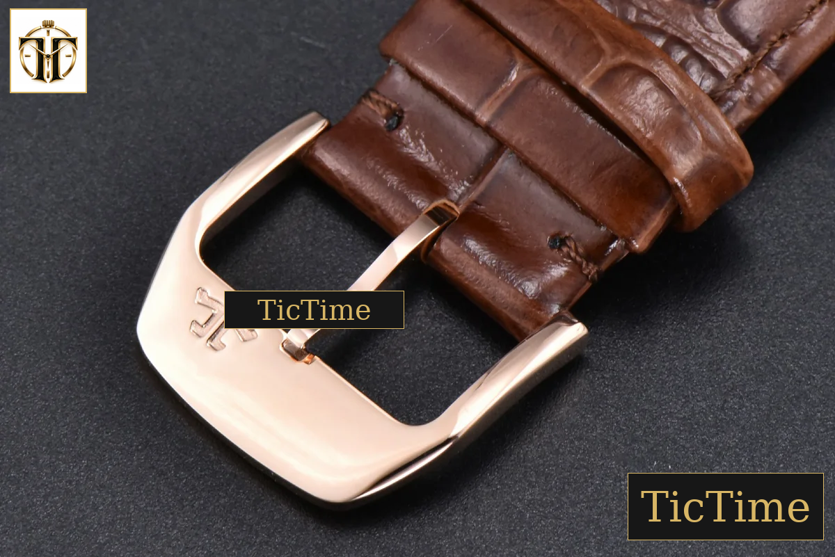Master Ultra Thin Perpetual Calendar 39mm VRF RG White Dial Brown Leather Strap MY9015 — foto 23