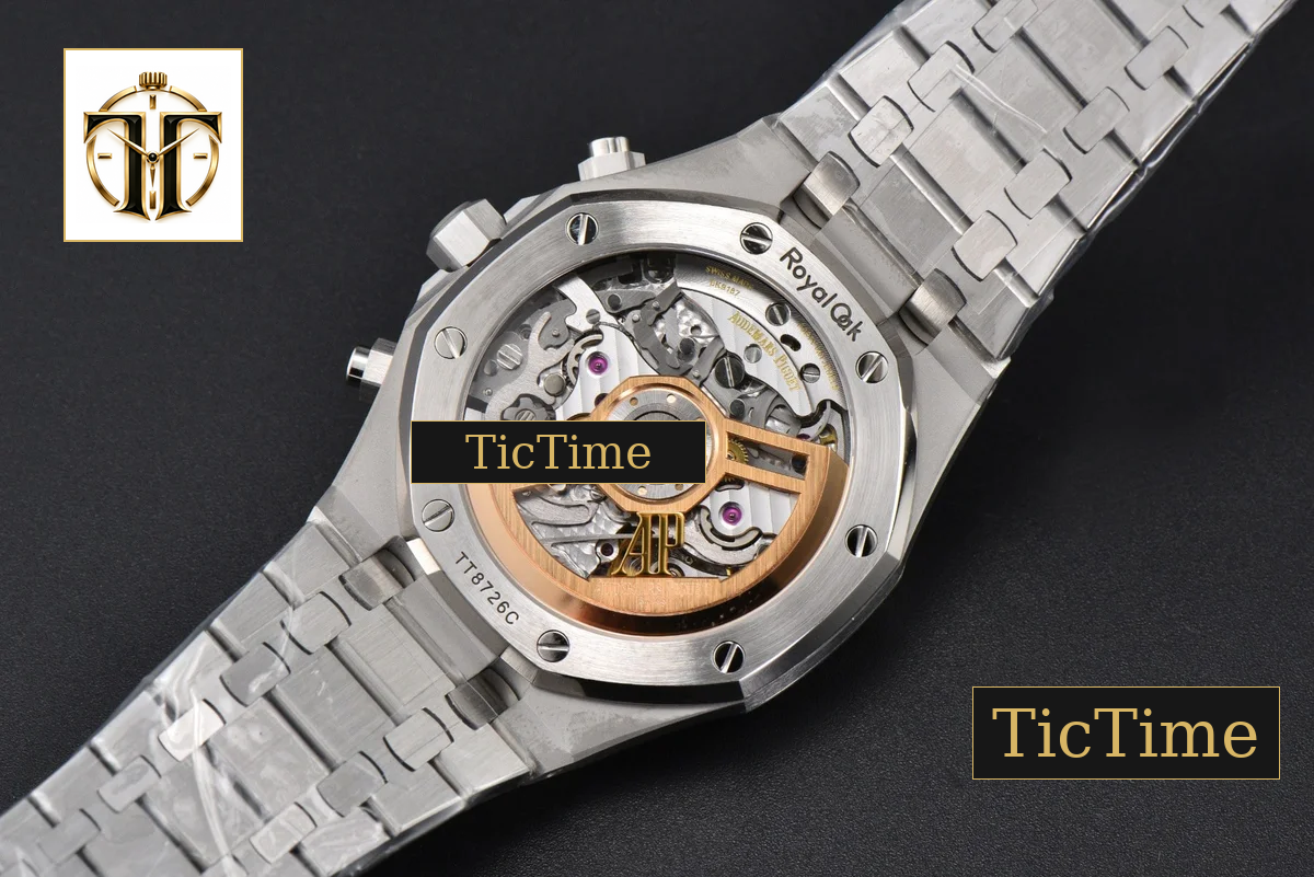 Royal Oak Chrono 26240 ZF SS Black Dial SS Bracelet V1 (V2 free sprung ) SA4401 — foto 10