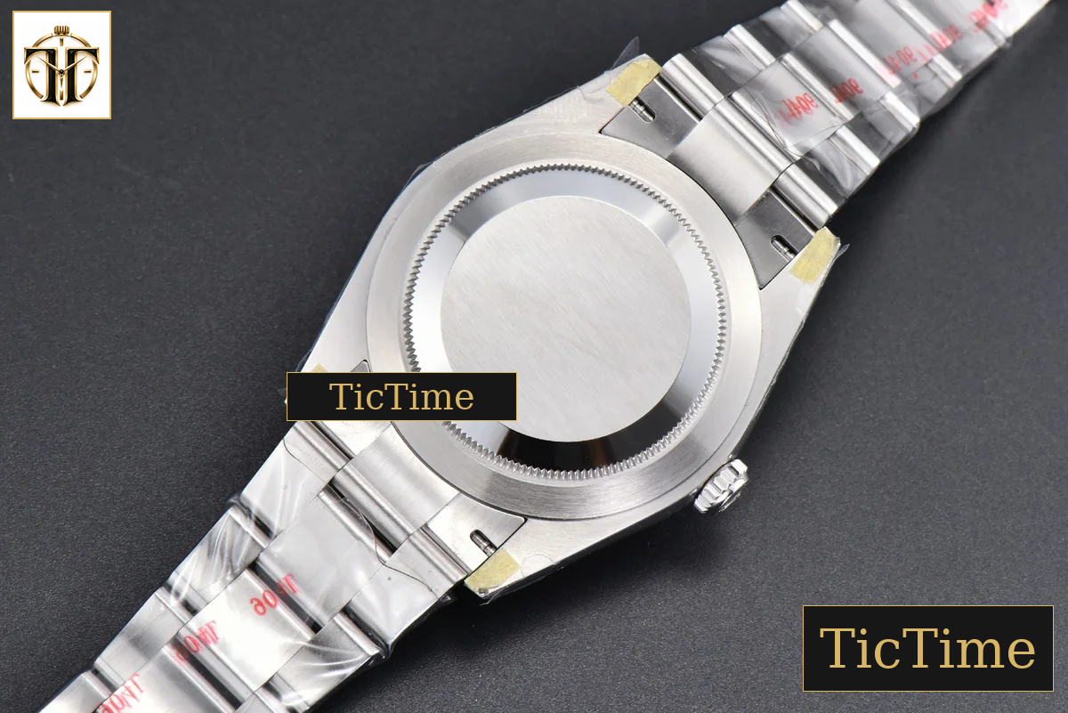 Oyster Perpetual 904L 124300 41mm Clean Factory Yellow Dial SS Bracelet VR3230 — foto 18