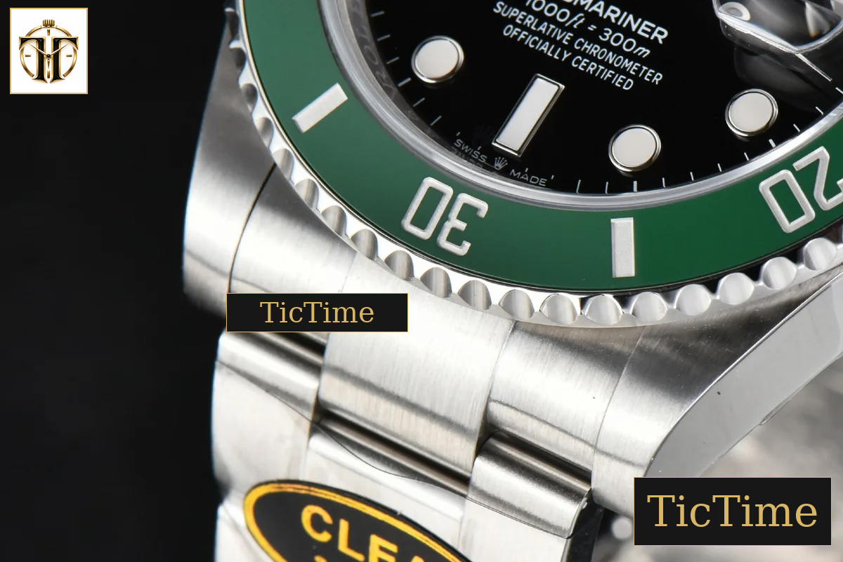 Submariner LV 126610 41mm Clean Factory Green Ceramic Black Dial SS Bracelet VR3235 — foto 12