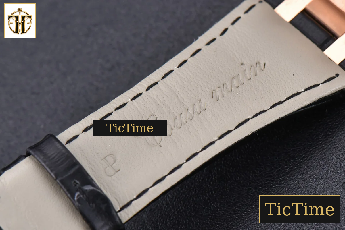 Royal Oak 15400 JF RG Black Dial Black Leather Strap V5 MY9015 — foto 23