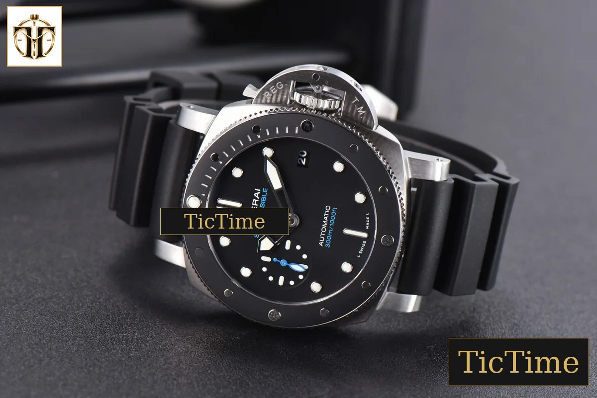 Submersible PAM683 42mm VSF Black Dial Rubber Strap Aisa XXX1V — foto 11
