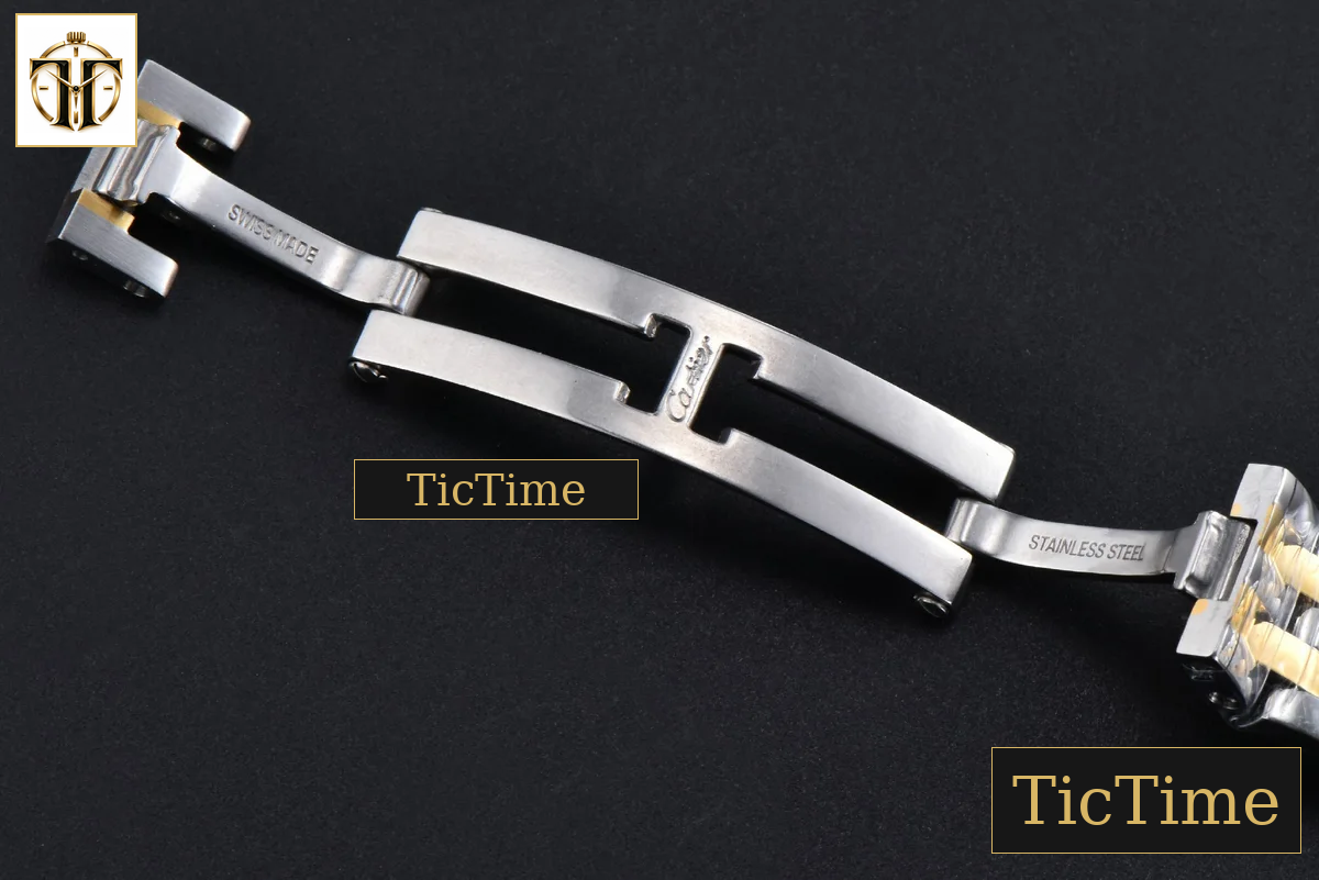 Panthère 22mm AF SS/YG White Diamond Dial Diamond Bezel SS/YG Bracelet Ronda Quartz — foto 19