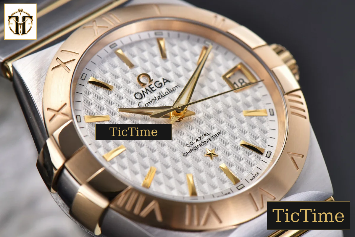 Constellation 38mm VSF YG/SS White Textured Dial YG/SS Bracelet A8500 — foto 10