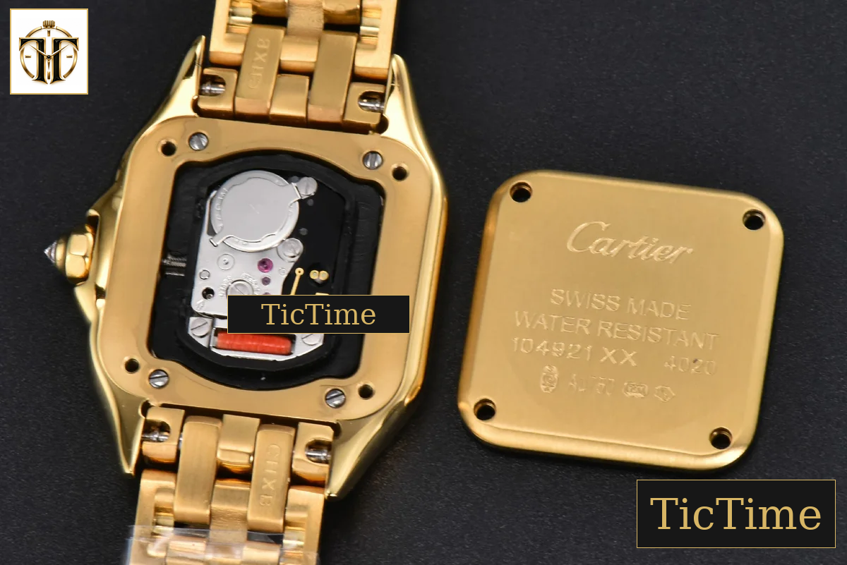 Panthère Secrete Ladies 22mm BVF YG White Dial YG Bracelet Ronda Quartz — foto 18