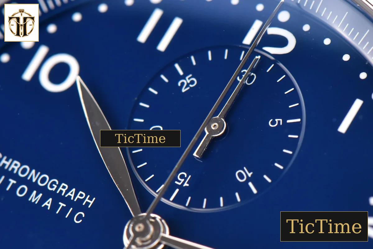 Portugieser Chrono “150 Years” IW371601 41mm ZF Blue Dial Black Strap Cal69355 — foto 4