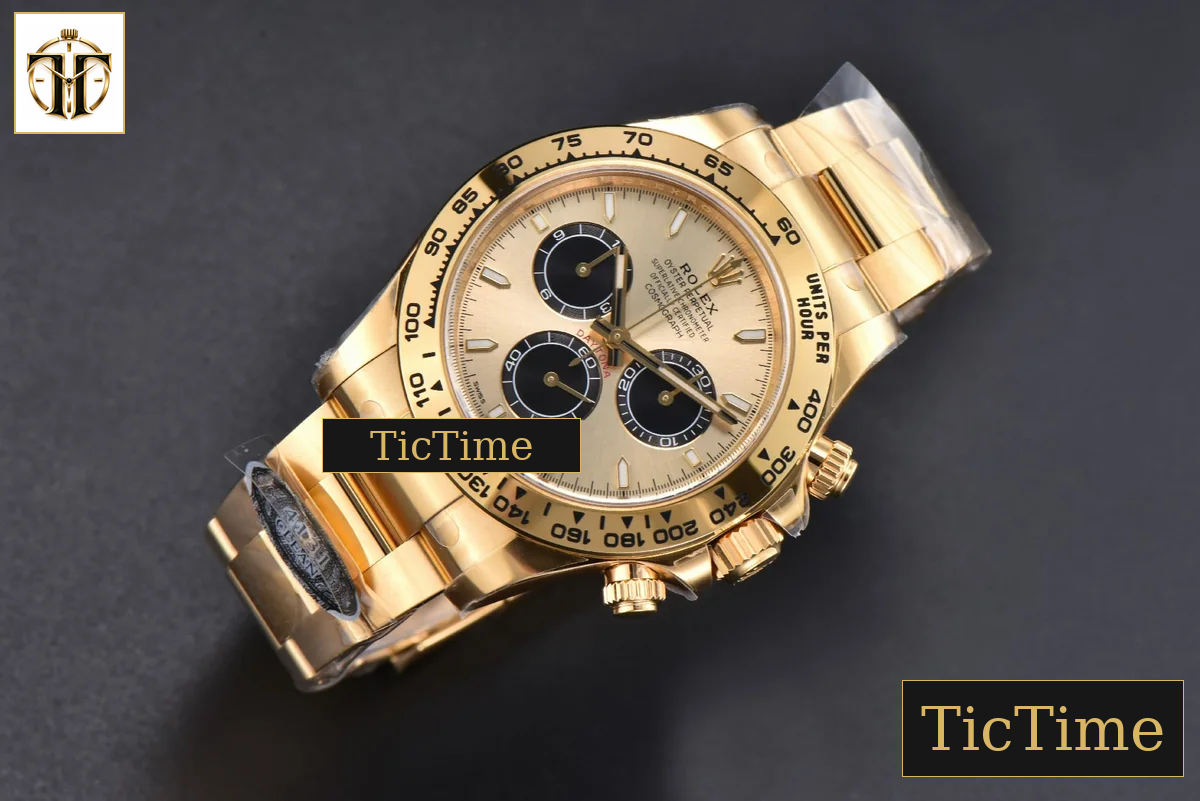 Daytona 126508 40mm Clean Factory YG YG Black Subdial YG Bracelet DD4131 — foto 3