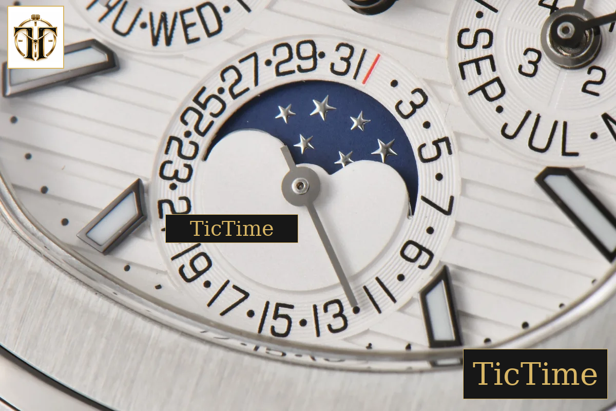 Nautilus 5740 40mm TWF White Dial SS Bracelet A240 — foto 8