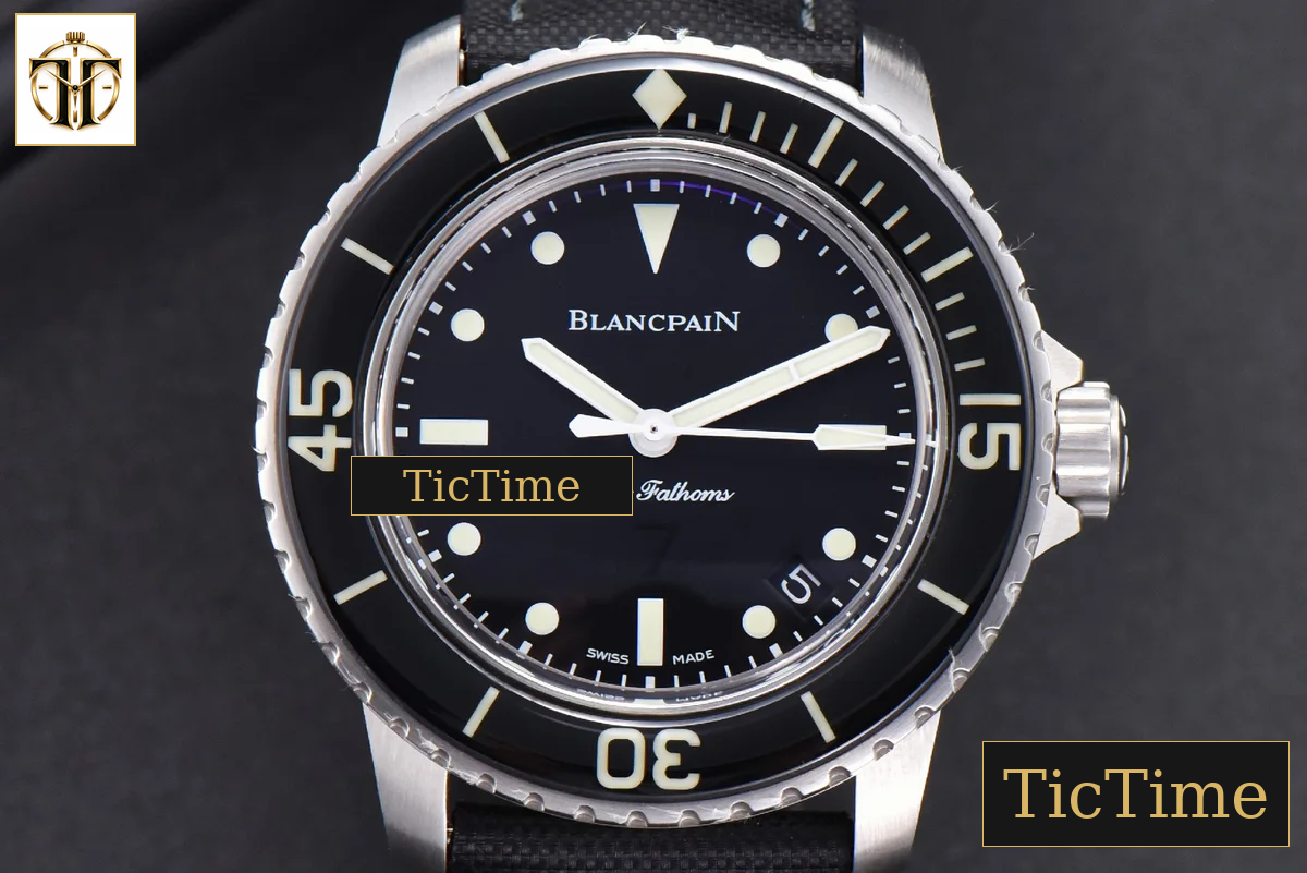 Fifty Fathoms 45mm ZF Black Black Dial SS Bracelet A2836 — foto 2