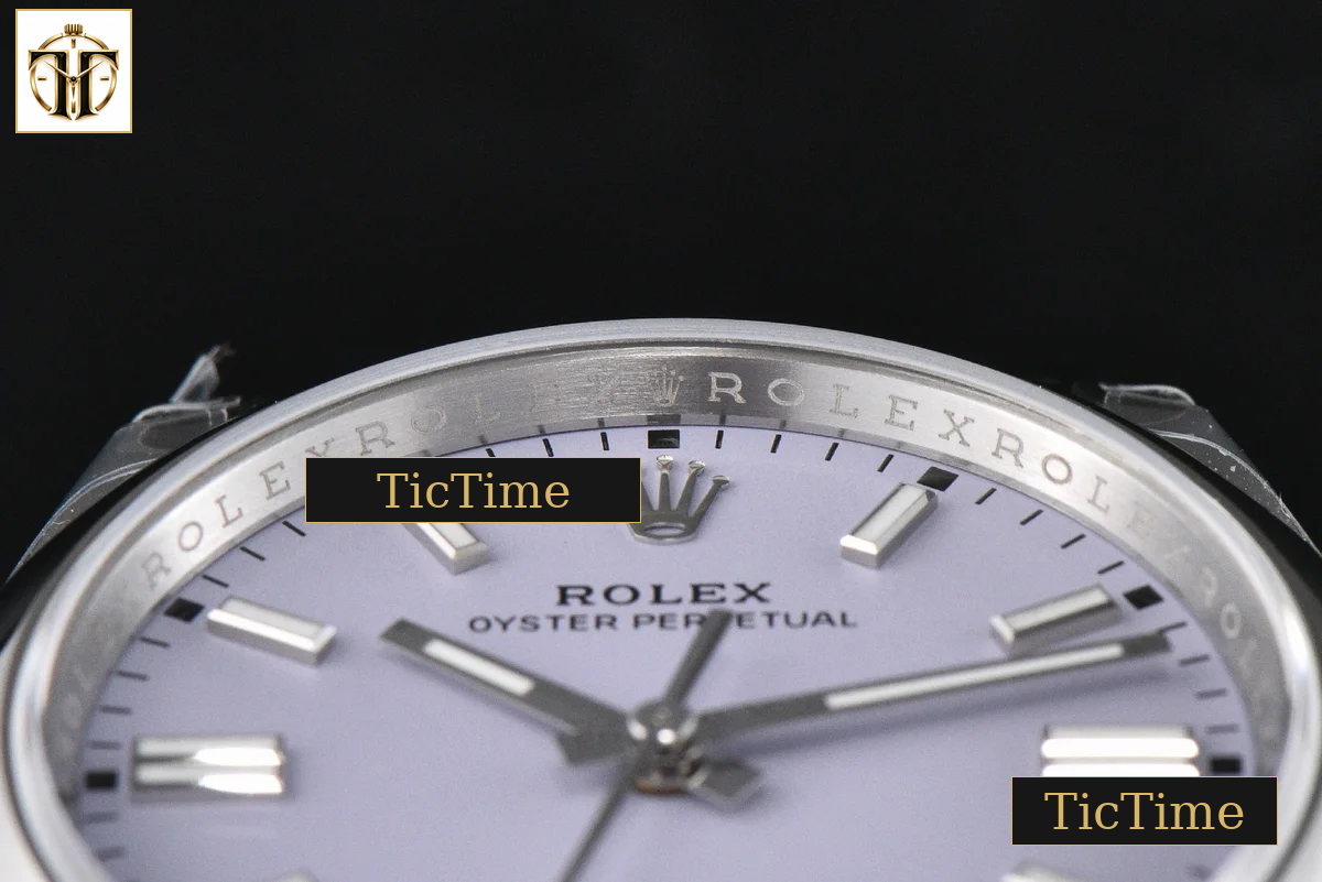 Oyster Perpetual 904L Lavender 126000 36mm VSF Purple Dial SS Bracelet V2 VS3230 — foto 13