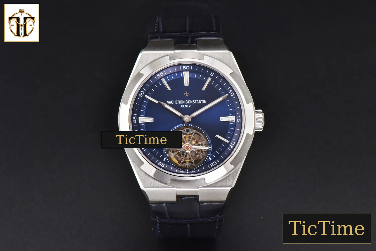 Overseas Tourbillon 6000V 42.5mm BBRF Blue Dial Blue Leather Strap Tourb — foto 3