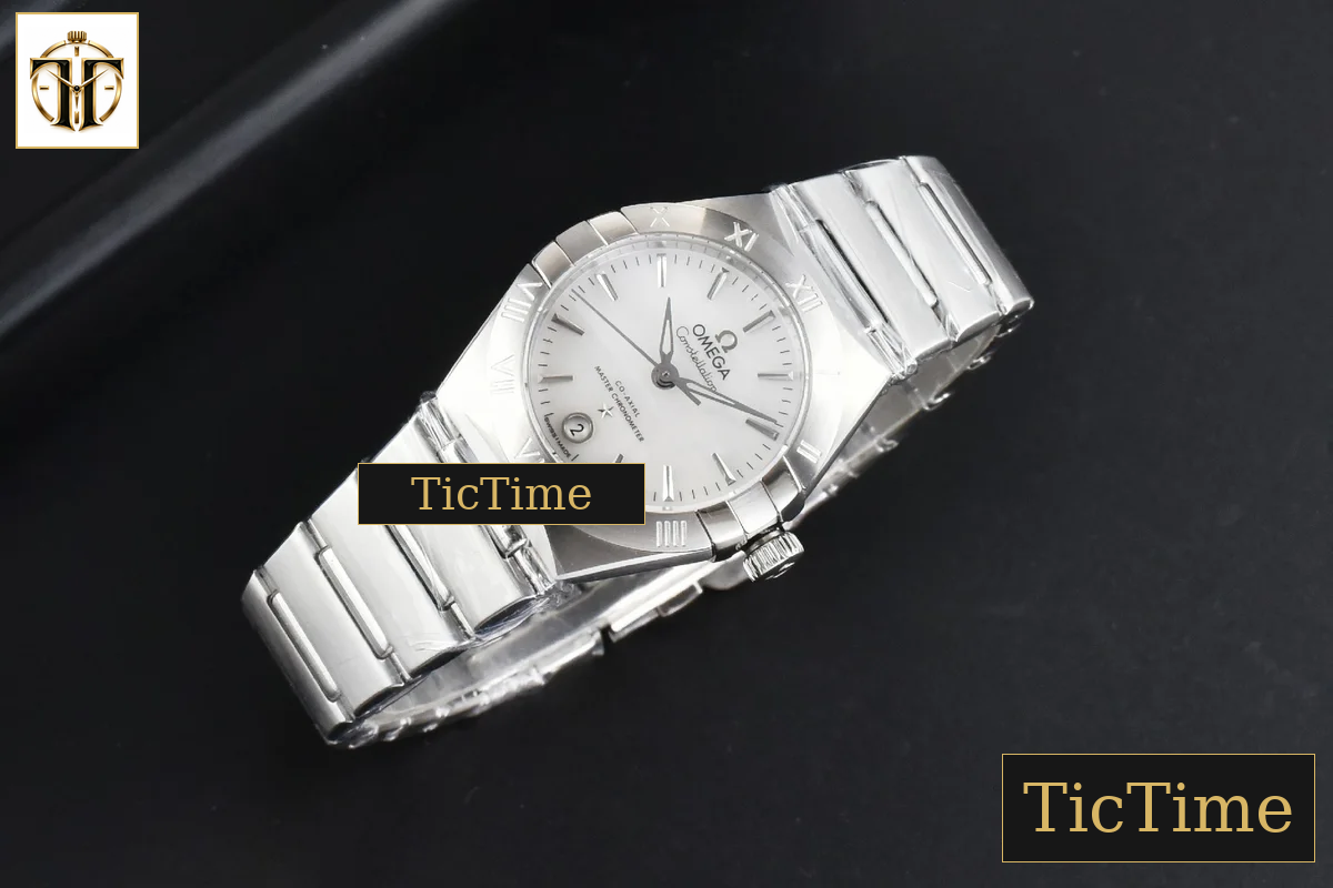 Constellation 29mm TWSF White Dial Stick Marker SS Bracelet A8700 — foto 12