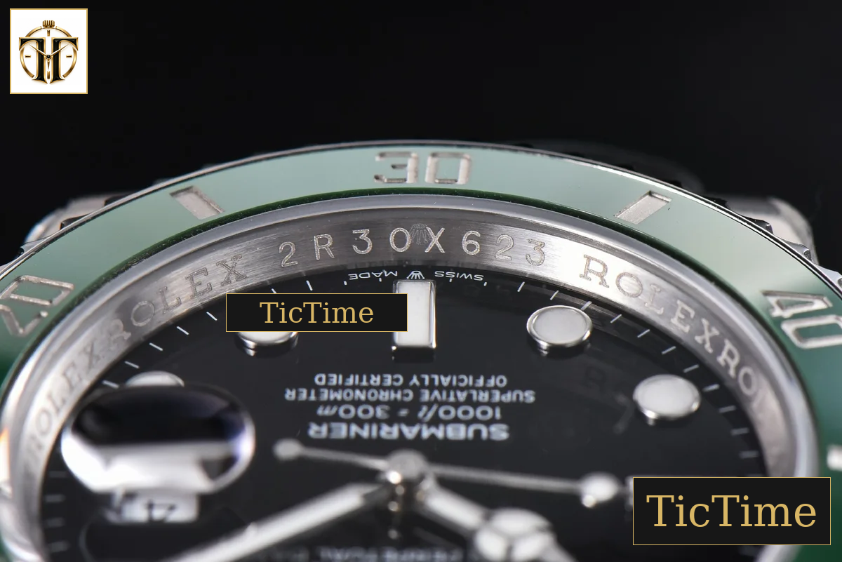 Submariner LV Kermit 904L 126610 41mm VSF Green Ceramic SS Bracelet VS3235 — foto 12