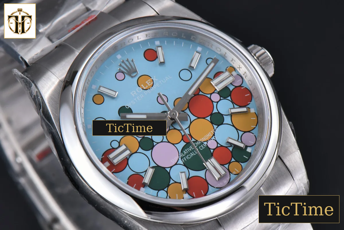 Oyster Perpetual 904L Smooth Bezel 126300 41mm GMF Tiffany Blue Ballon Dial SS Bracelet VR3230 — foto 12