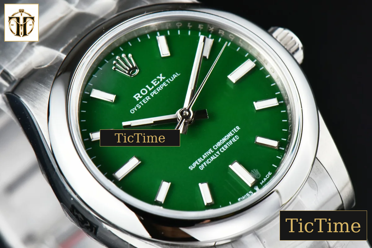 Oyster Perpetual 277200 31mm EWF Green Dial SS Bracelet A3230 — foto 10