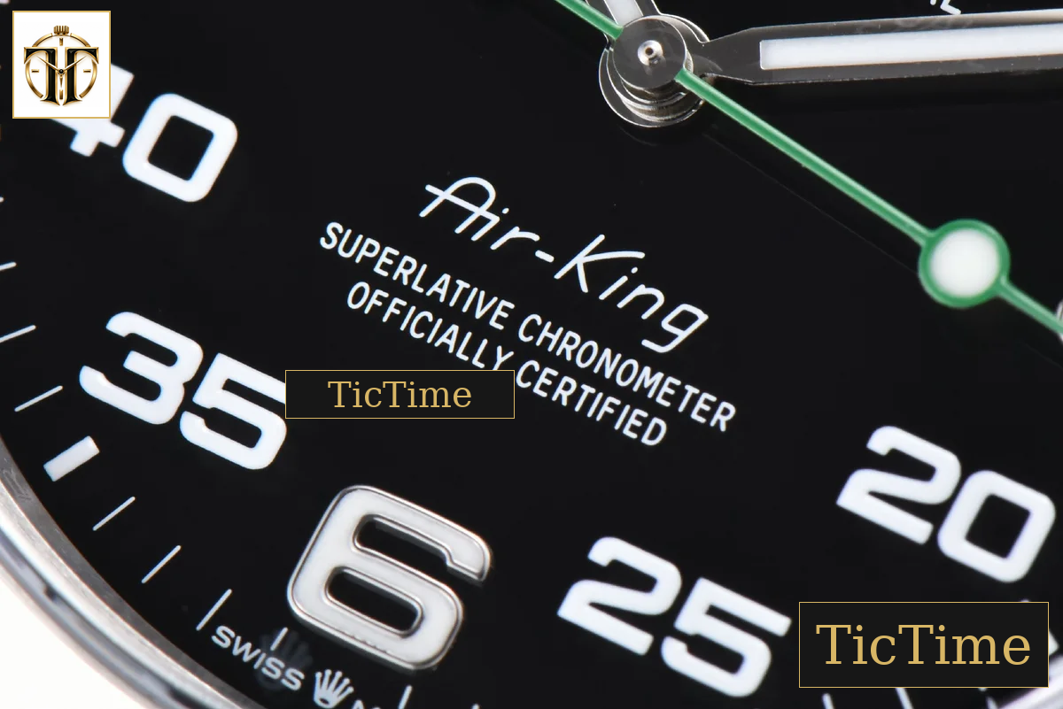 Air 904L Clean 126900 40mm King Factory Black Dial SS Bracelet VR3230 — foto 8