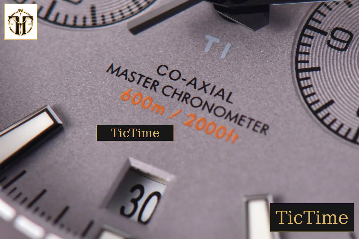 Planet Ocean Chrono 45.5mm OMF Gray Dial Orange/Black Rubber Strap A9900 — foto 5