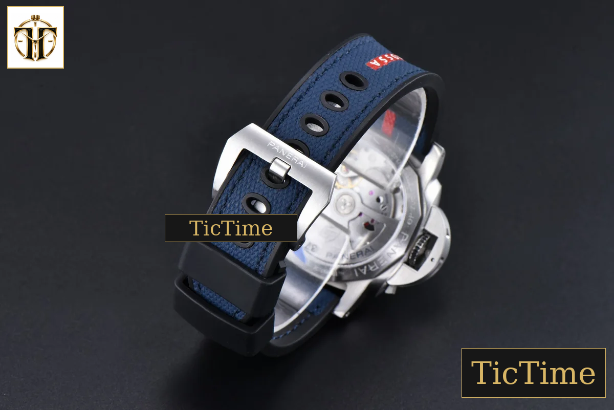 Quaranta BiTempo Luna Rossa PAM1404 40mm VSF Blue Dial Gummy Strap P900 — foto 29