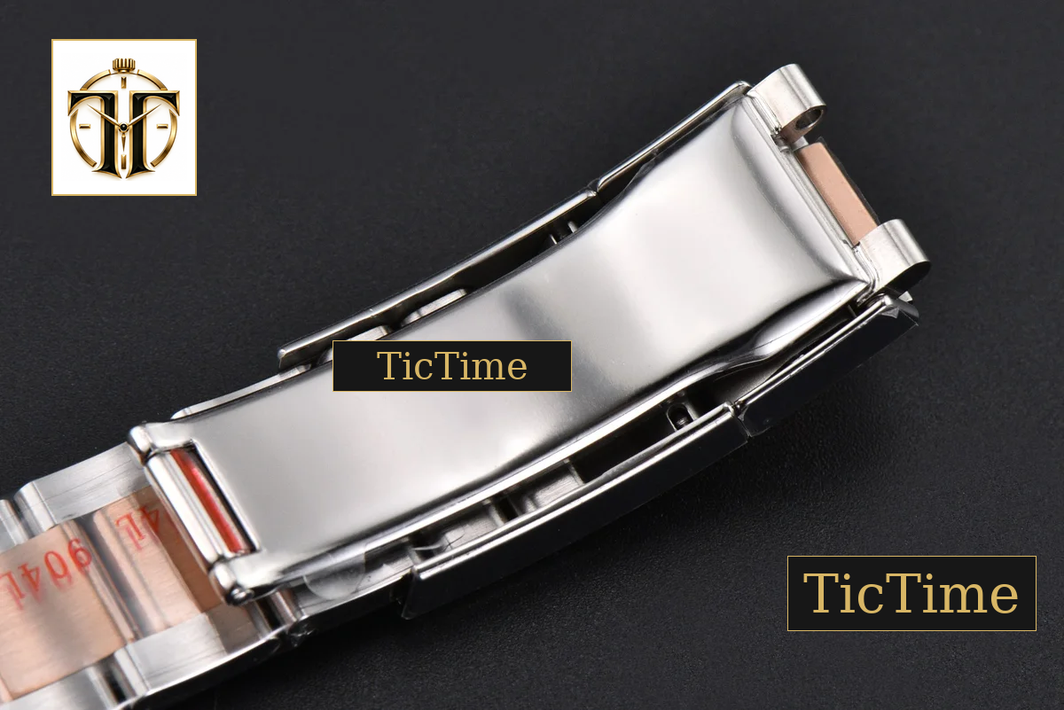 GMT Master CHNR Rootbeer 126711 Gold Factory YG/SS Oyster Bracelet V4 Weighted — foto 29