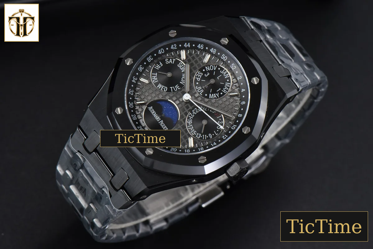 Royal Oak Perpetual Calendar 26579CE 41mm APSF Black Ceramic Black Dial Ceramic Bracelet V1 A5134 — foto 4