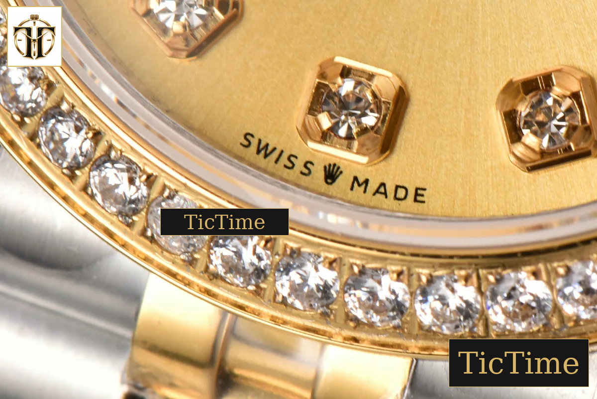 DateJust Ladies 904L 31mm WF YG/SS Diamond YG Dial Diamond Marker Jubilee Bracelet A2671 — foto 8