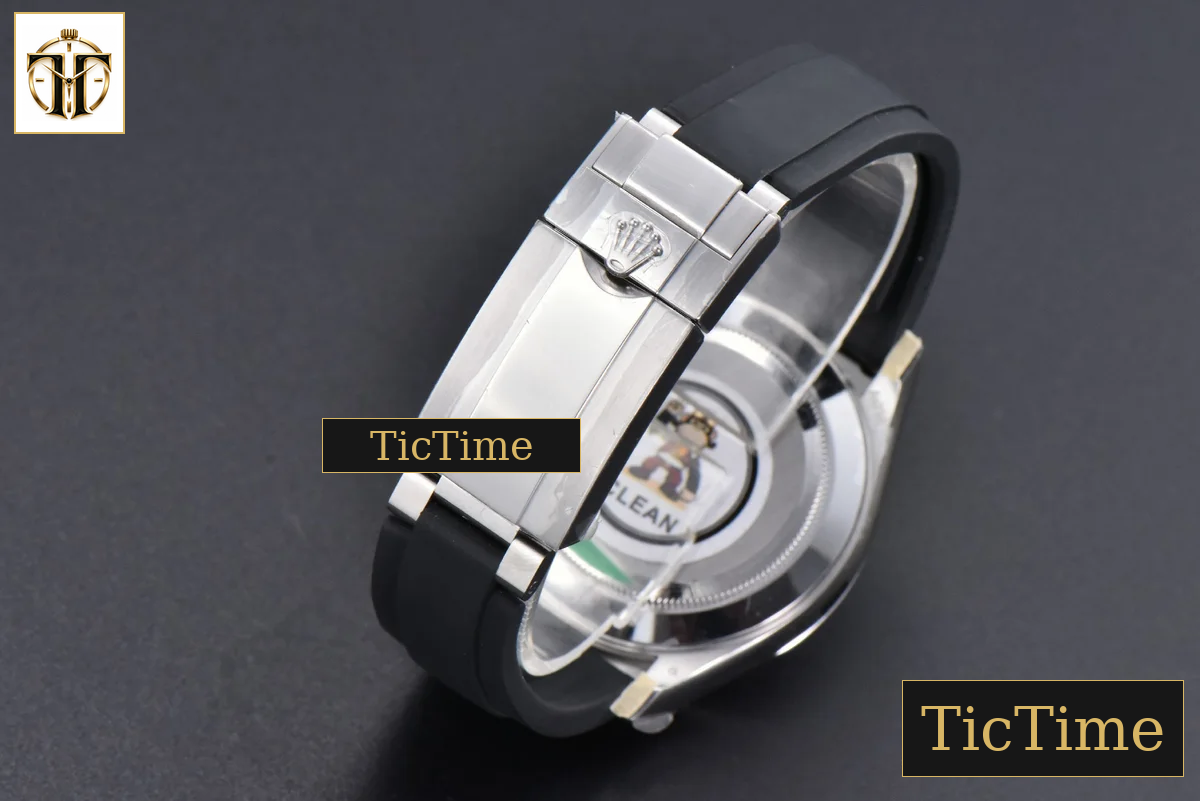 Daytona 904L 116509 40mm Clean Factory White Dial Black Subdial Oysterflex Strap SA4130 — foto 42
