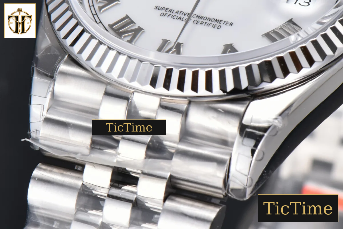 DateJust 904L 36mm VSF White Dial Roma Marker Jubilee VS3235 — foto 13