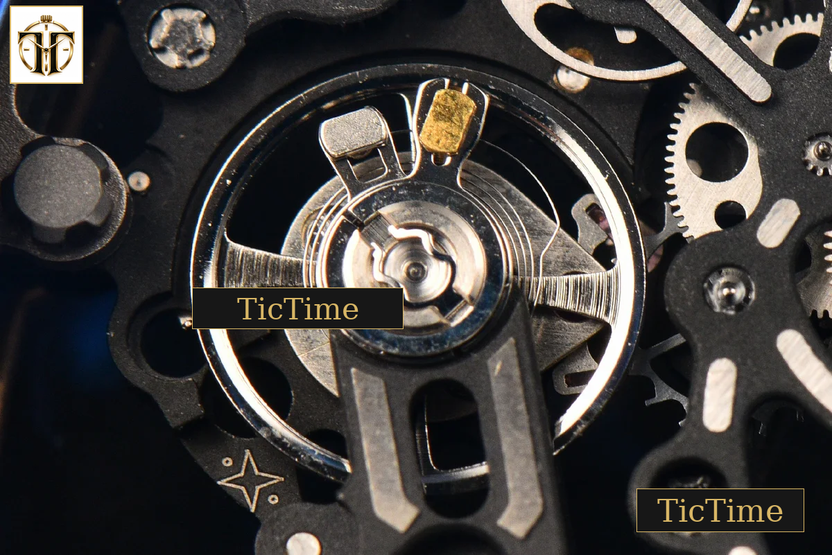 RM055 42.7mm ZF Ceramic Black Bezel White Skeleton Dial Black Crown Black Rubber Strap RMUL2 — foto 20