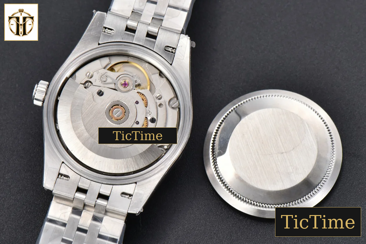 DateJust 904L Fluted Bezel 31mm GMF Blue Flowers Dial Jubilee Bracelet A2824 — foto 21