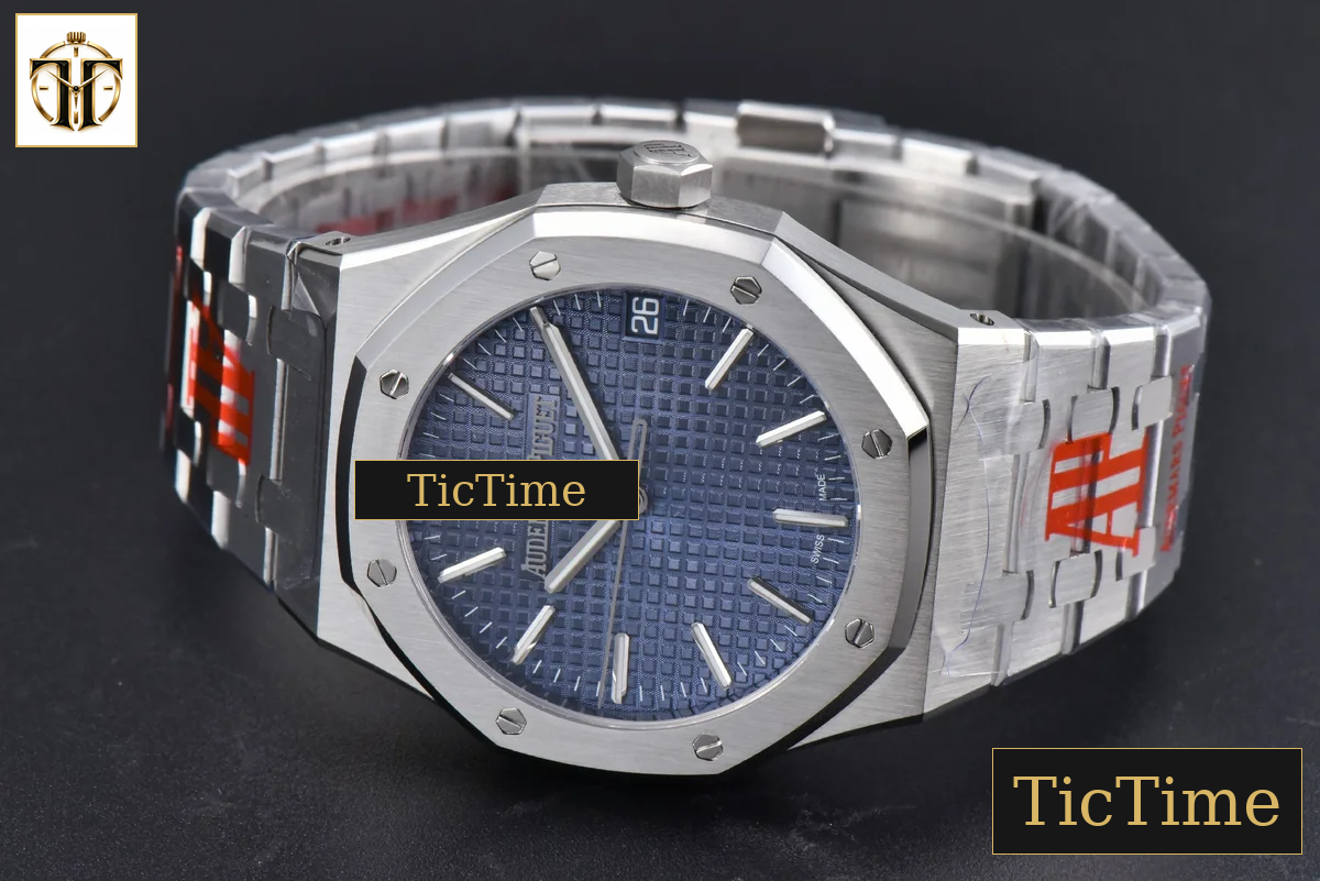 Royal Oak 15400 41mm ORF Blue Textured Dial SS Bracelet A3120 — foto 13
