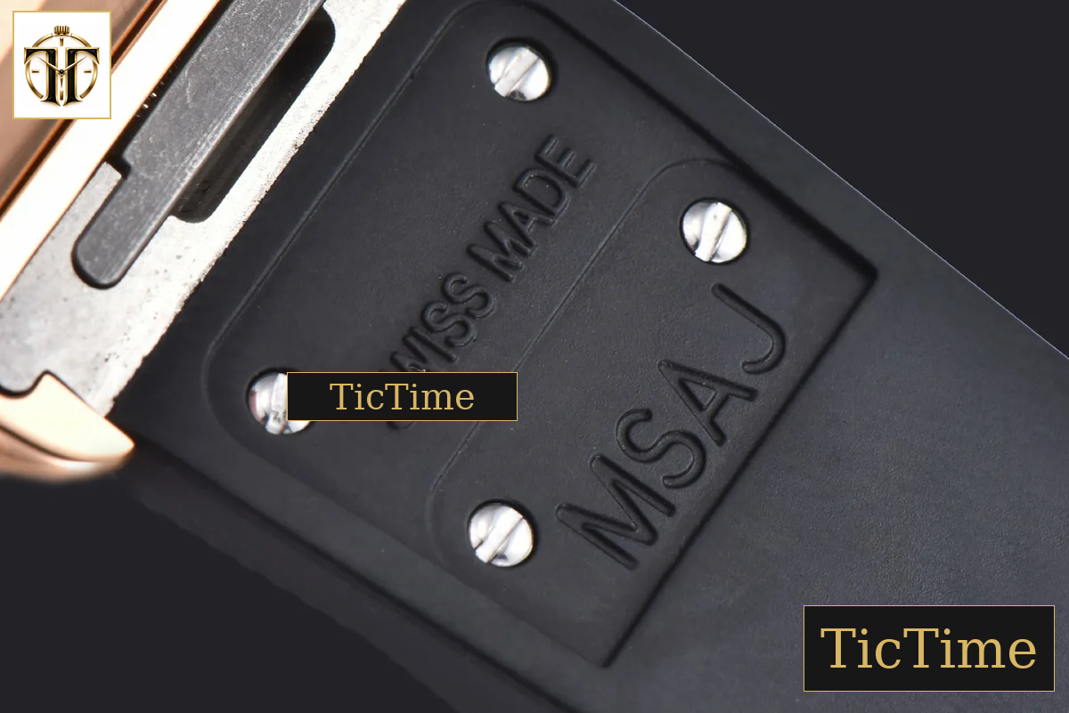 Santos de Cartier XL 40mm AF RG White Dial Black Rubber Strap Miyota 9015 — foto 30