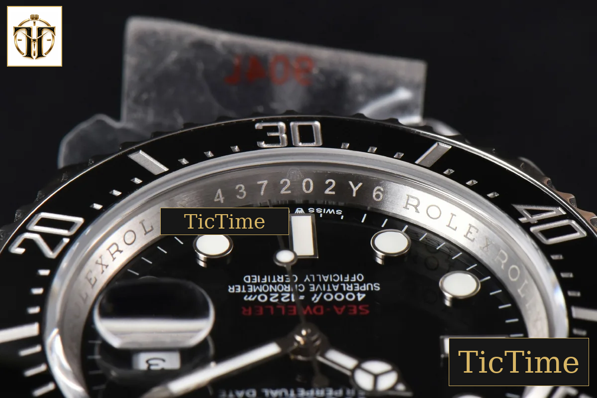 Sea-Dweller Rehaut 126600 43mm CSF Black Dial SS Bracelet VR3235 — foto 15