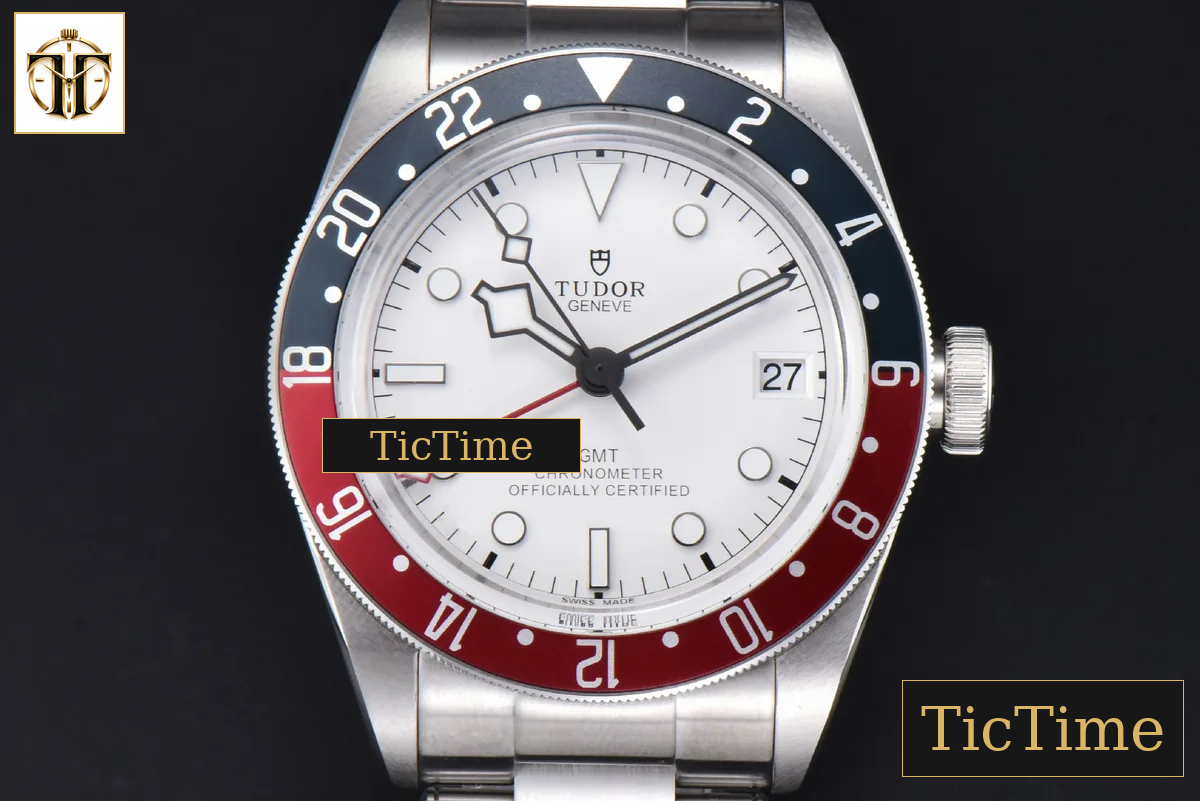 Black Bay GMT Pepsi 41mm ZF Blue/Red White Dial SS Bracelet A2836 — foto 2
