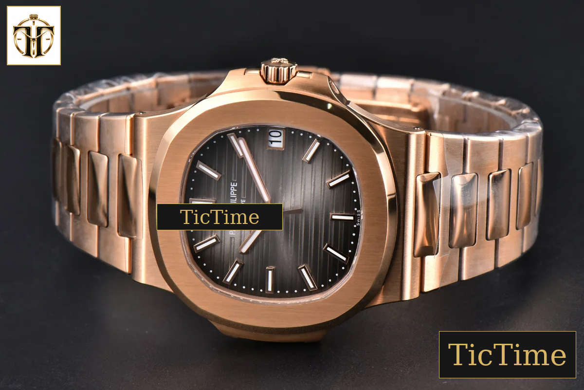 Nautilus 5711/1R PPF RG Gray Textured Dial RG Bracelet 324CS V4 — foto 14
