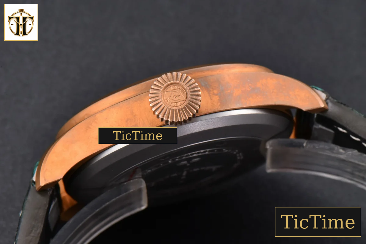 Big Pilot IW329702 43.8mm M+F Bronze Green Dial Green Leather Strap SEIKO 8N-24 — foto 14