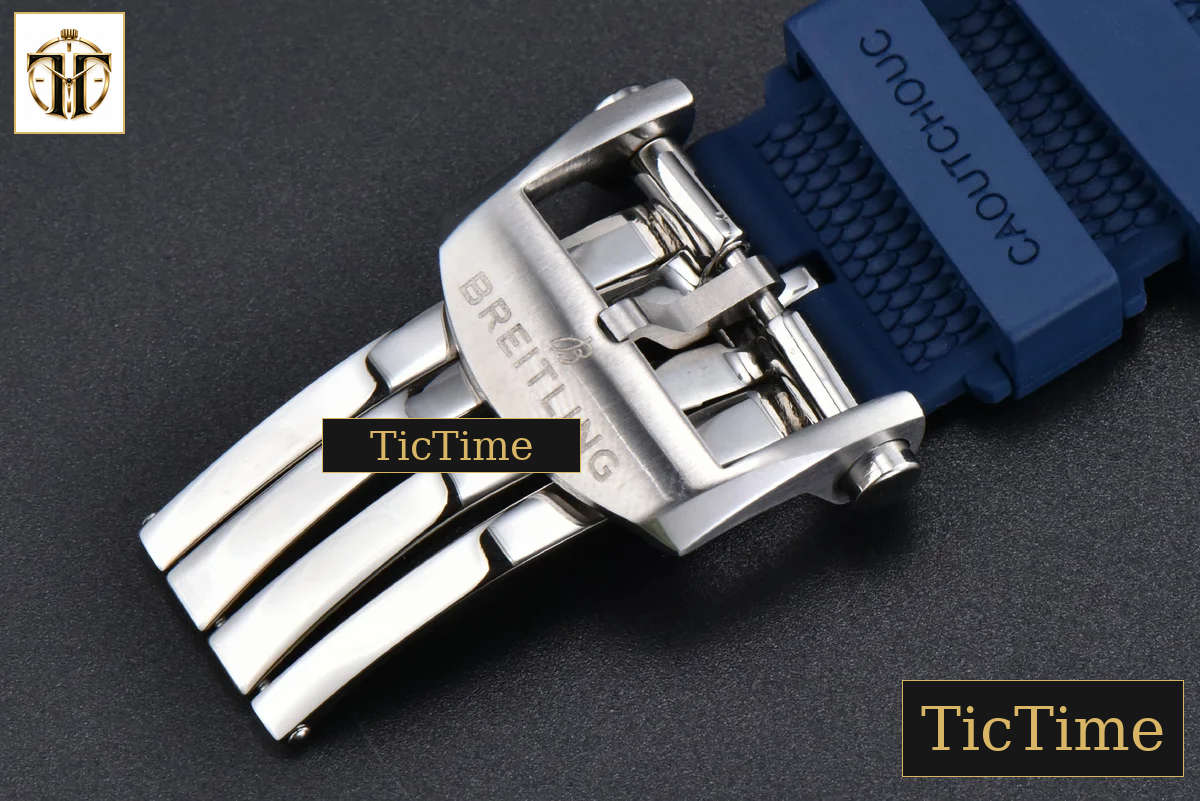 Chronomat B01 44mm BLSF Blue Bezel Blue Dial White Subdial White Rubber Strap 7750 — foto 31