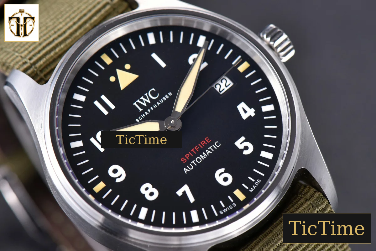 Mark XVIII IW326801 40mm MKSF Black Dial Green Nato Strap 9015 — foto 9