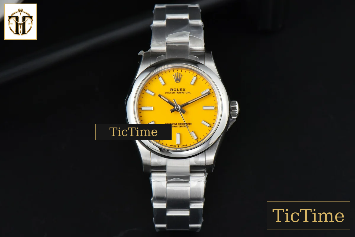 Oyster Perpetual 277200 31mm EWF Yellow Dial SS Bracelet A3230 — foto 3