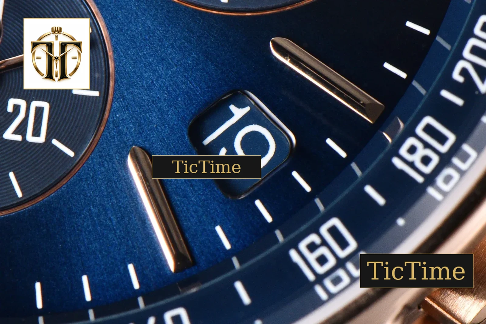 Code 11.59 Chrono 26393 APSF RG Blue Dial Blue Leather Strap SA4401 — foto 19