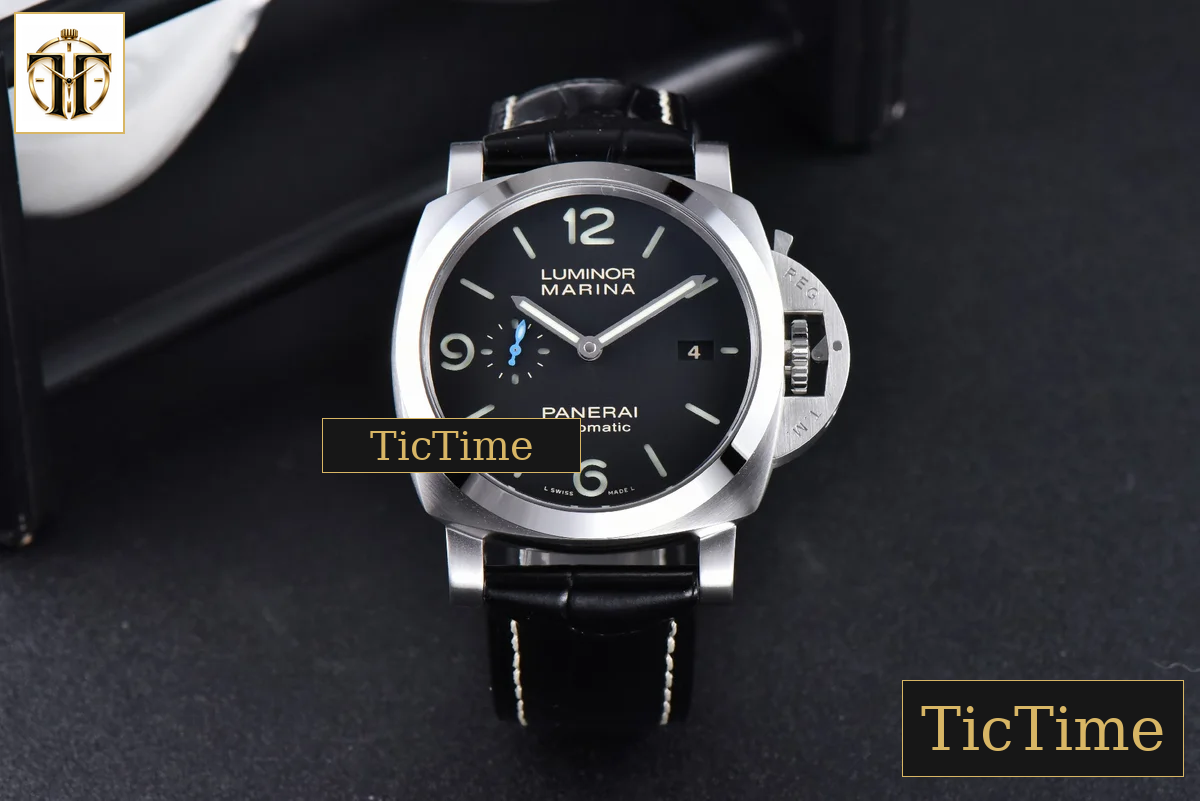 PAM1312 44mm VSF Black Dial Black Leather Strap P.9010 — foto 2