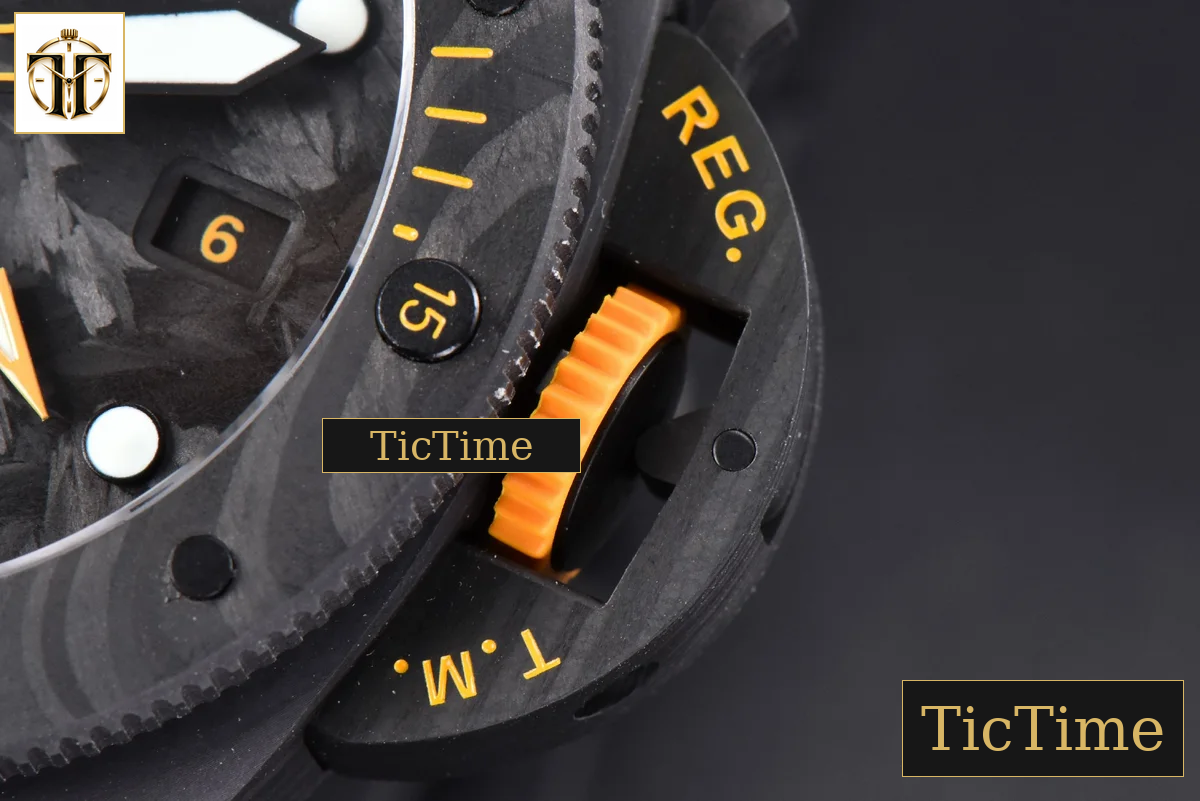 Submersible GMT Carbotech PAM 1324 44mm VSF Black Dial Rubber Strap P900 — foto 10