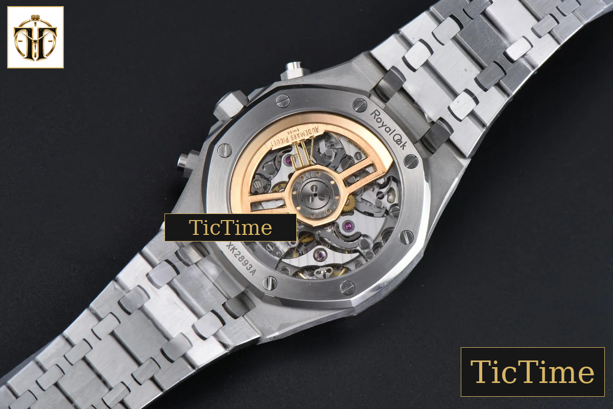 Royal Oak Chronograph 26240 41mm APSF Black Checkered Black Subdial SS Bracelet V1 SH4401 — foto 20