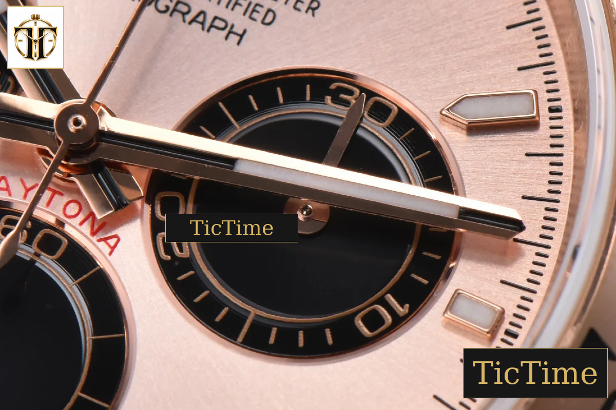 Daytona 904L 126505 40mm BPF RG RG Dial Black Subdial RG Bracelet SH4131 — foto 7