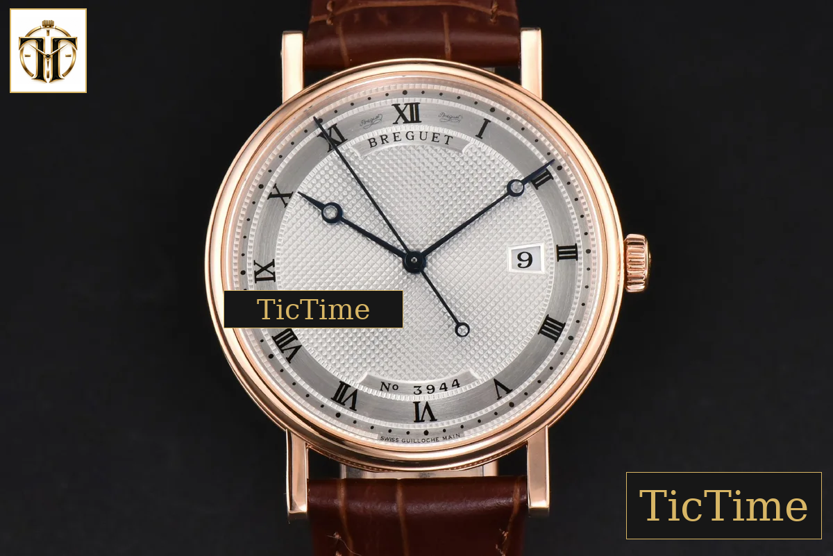 Classique 5177 38mm LTF RG White Dots Dial Roma Marker Brown Leather Strap MY9015 — foto 2