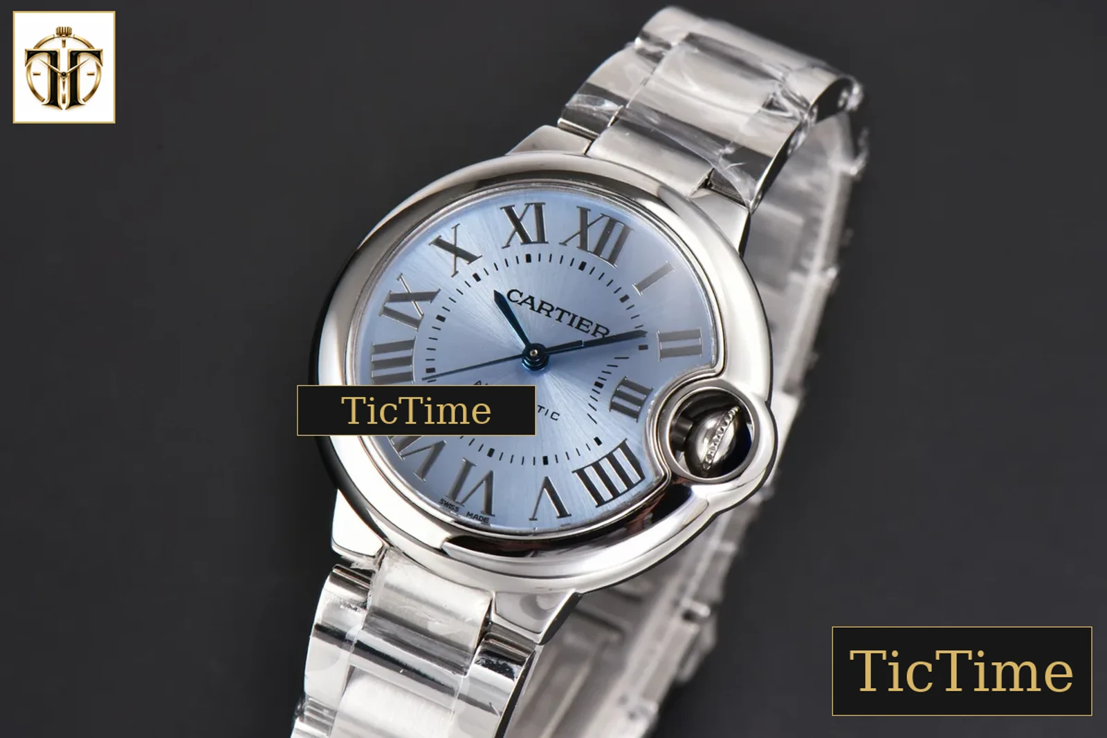 Ballon Bleu 33mm AF Ice Blue Dial SS Bracelet A1853 — foto 4