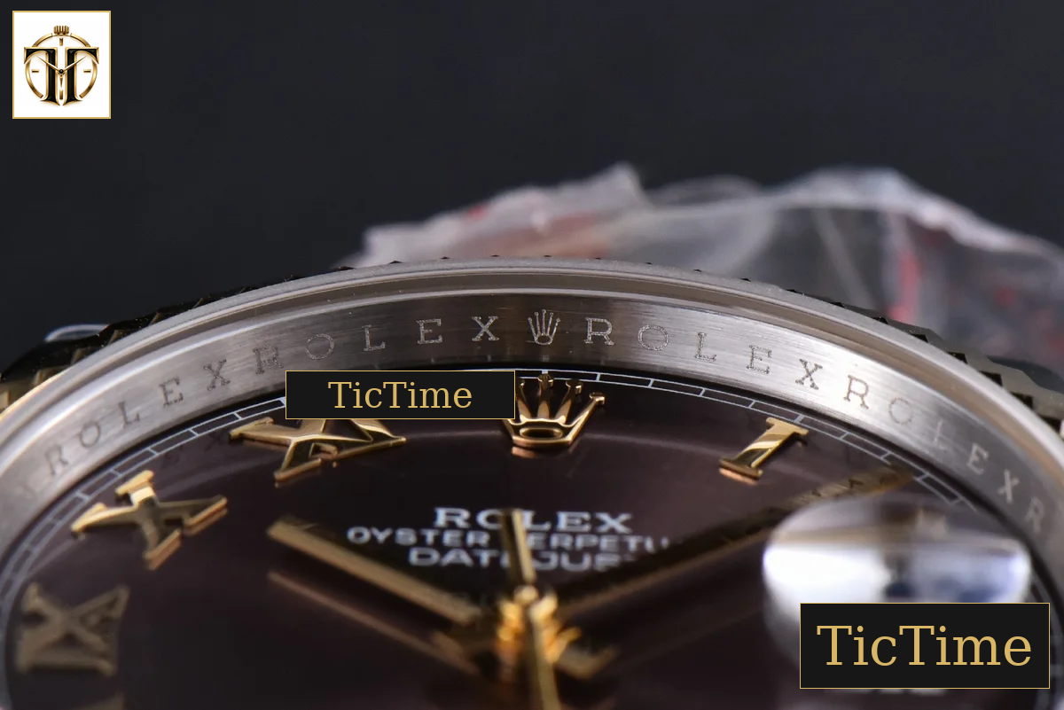 Datejust 41mm GMF YG/SS Gray Dial Roma Marker Fluted Bezel Jubille Bracelet VR3235 — foto 13