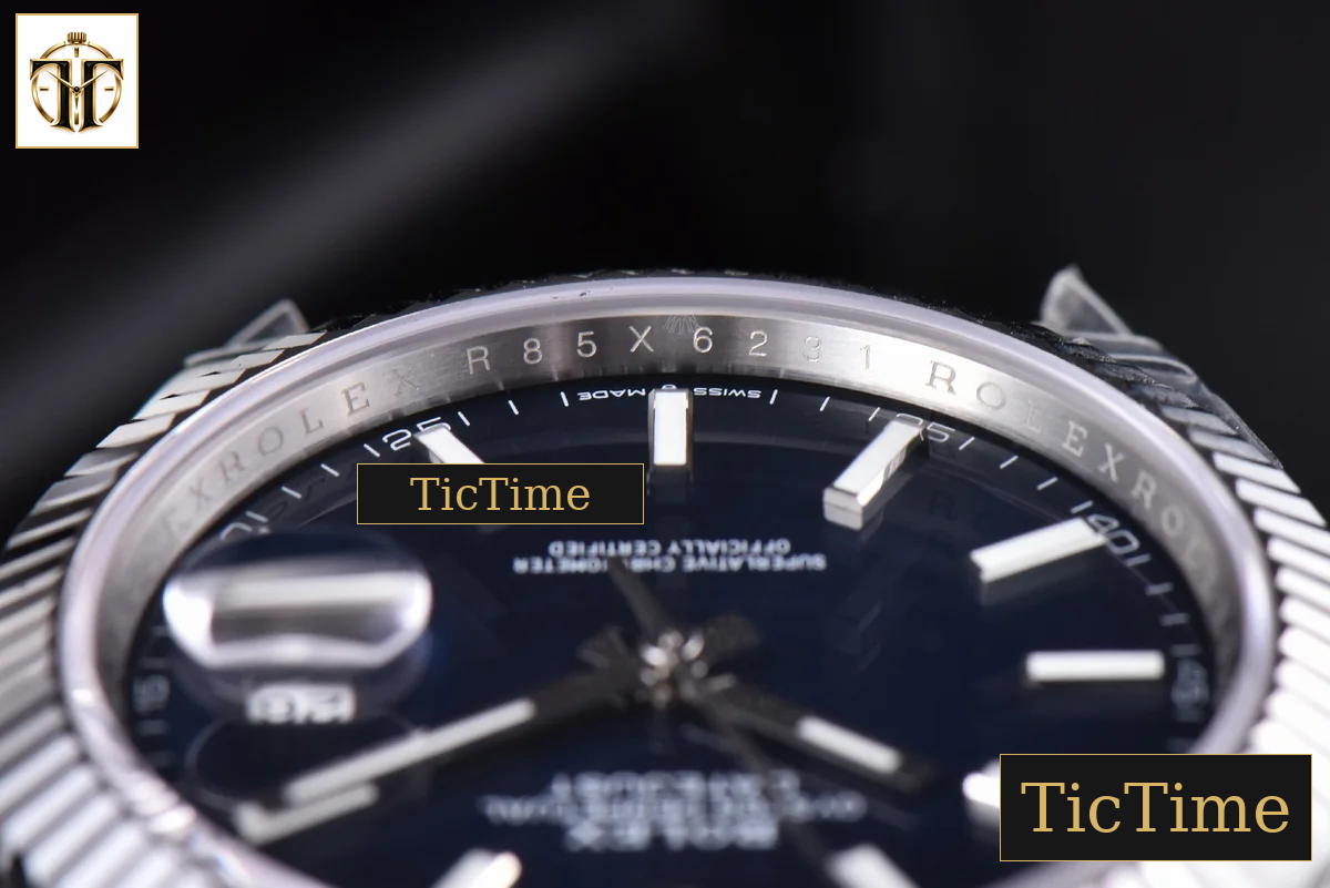 DateJust Fluted Bezel 126334 41mm VSF Blue Dial Oyster Bracelet VS3235 — foto 28